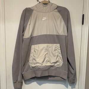 Nike Two-Tone Gray heavy fleece Pullover